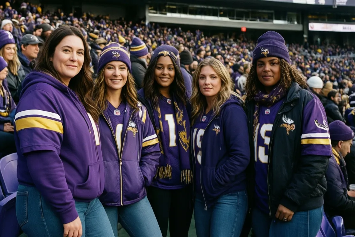 Women's Sports Fashion: Vikings Gear Designed for Every Fan